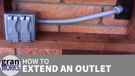 electrical cable extension box|exterior electrical outlet box extender.